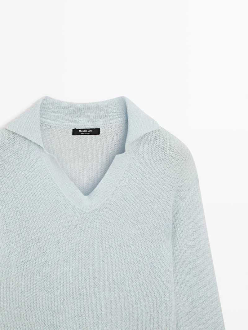 Водолазка-поло из альпакиевой смеси