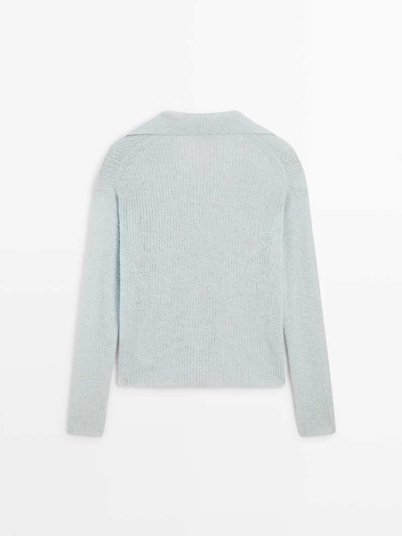 Водолазка-поло из альпакиевой смеси