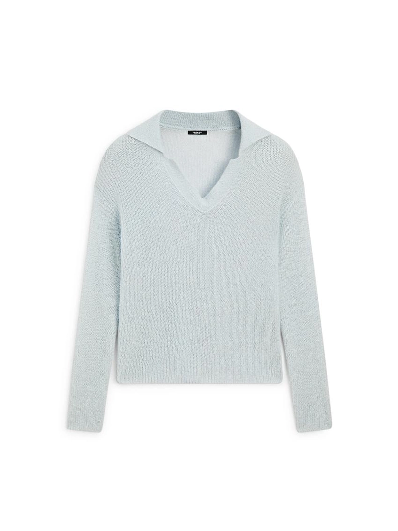 Водолазка-поло из альпакиевой смеси