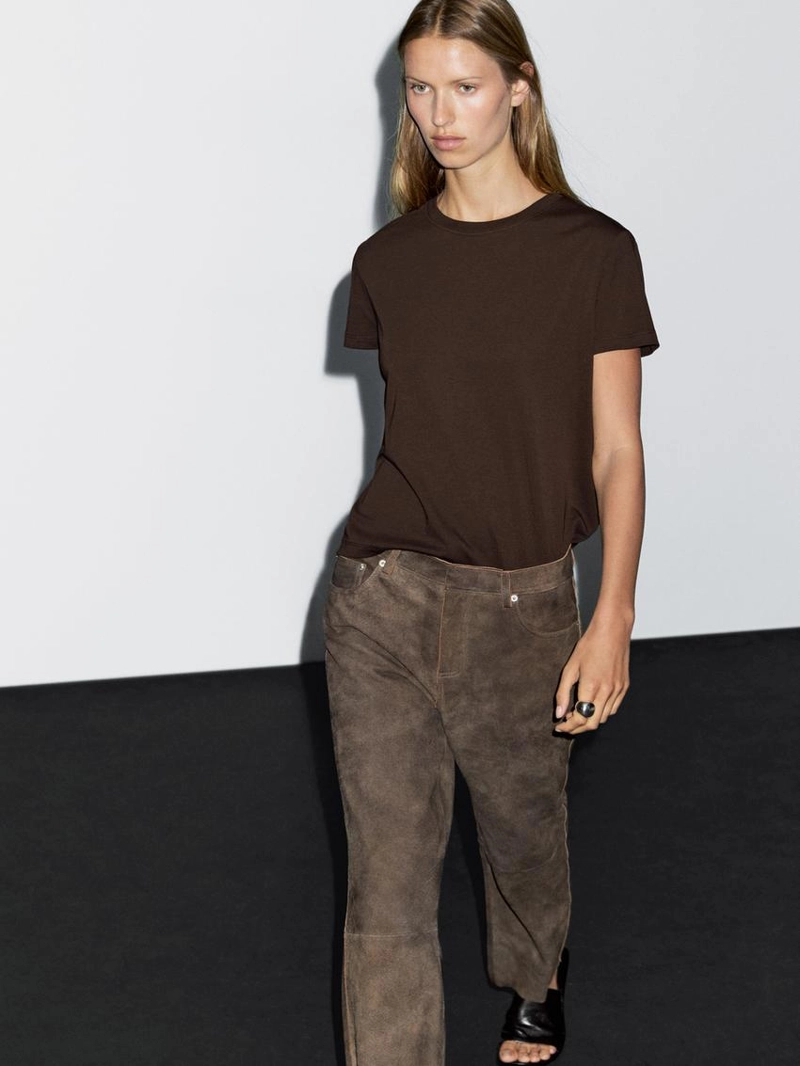 Футболка из 100% хлопка с деталями шва