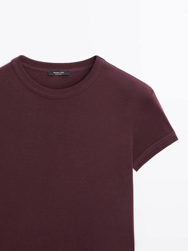 Футболка с коротким рукавом из 100% хлопка