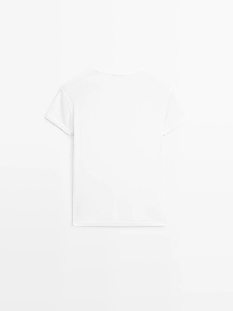 Футболка с коротким рукавом из 100% хлопка