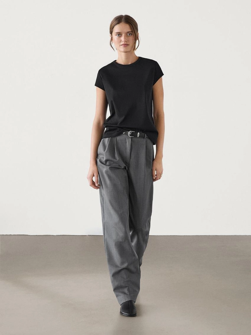 Футболка с короткими рукавами из 100% мерсеризированного хлопка