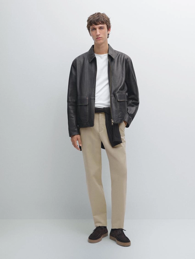 Брюки с зауженным кроем с эластичными вставками по бокам