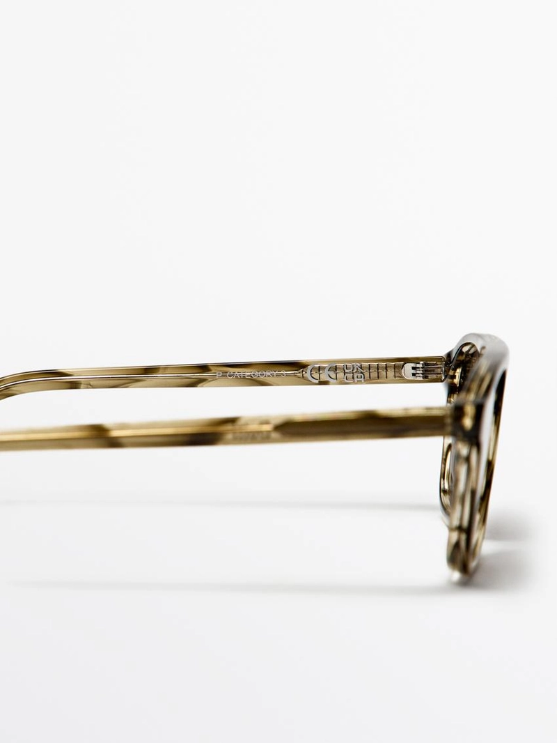 Солнцезащитные очки в стиле d-фрейм massimo dutti