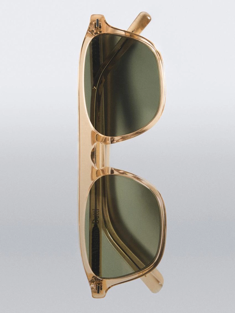 Солнцезащитные очки в стиле d-фрейм massimo dutti