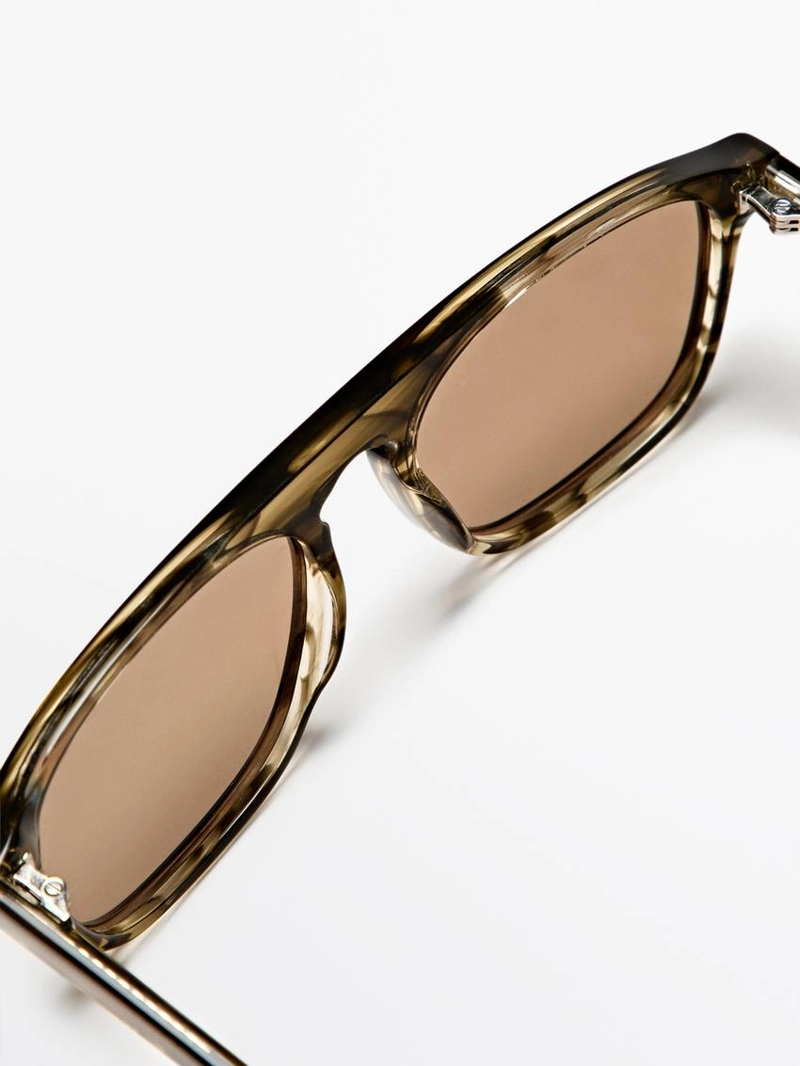 Солнцезащитные очки в стиле d-фрейм massimo dutti