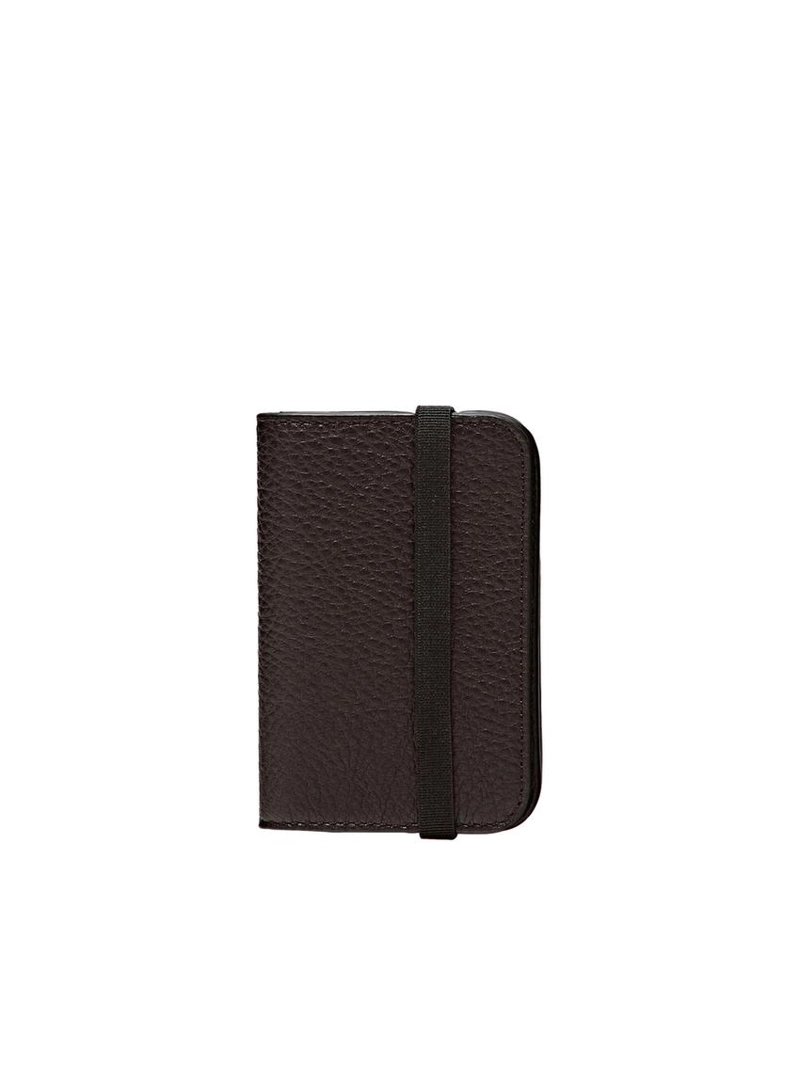 Кардхолдер из натуральной кожи с клапаном