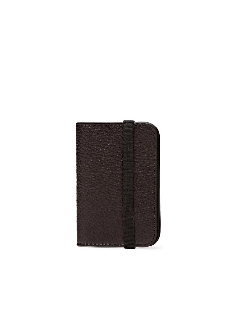 Кардхолдер из натуральной кожи с клапаном