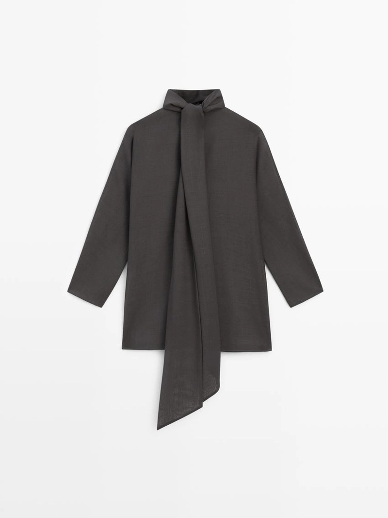 Блузка с завязкой - studio