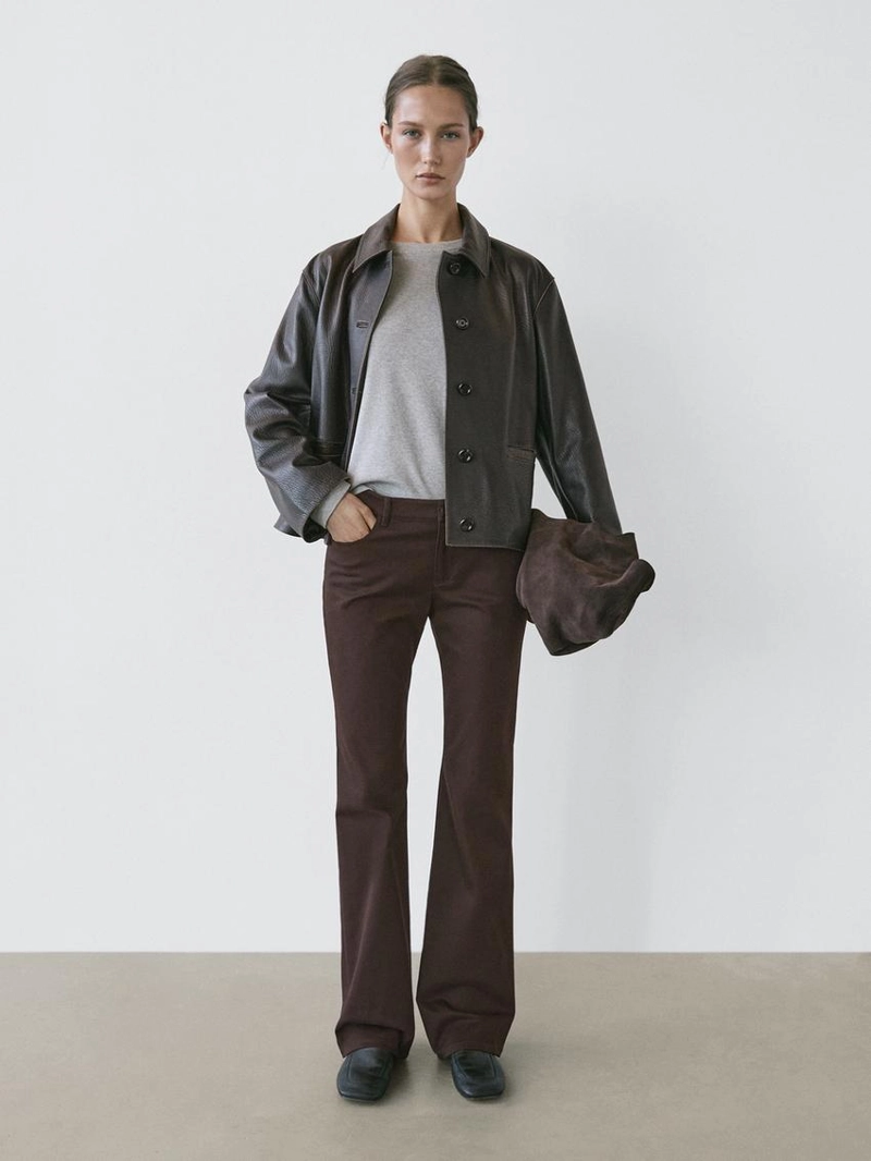 Брюки прямого кроя