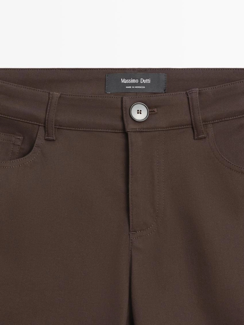 Брюки прямого кроя