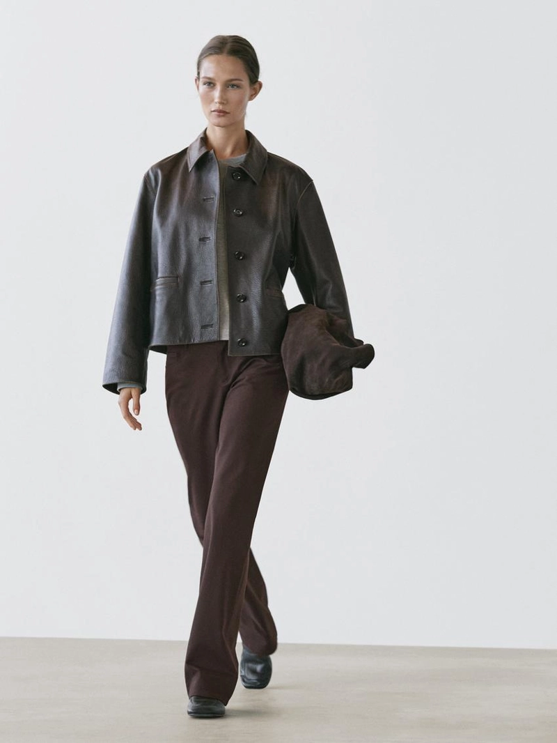 Брюки прямого кроя