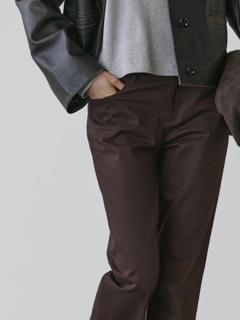 Брюки прямого кроя