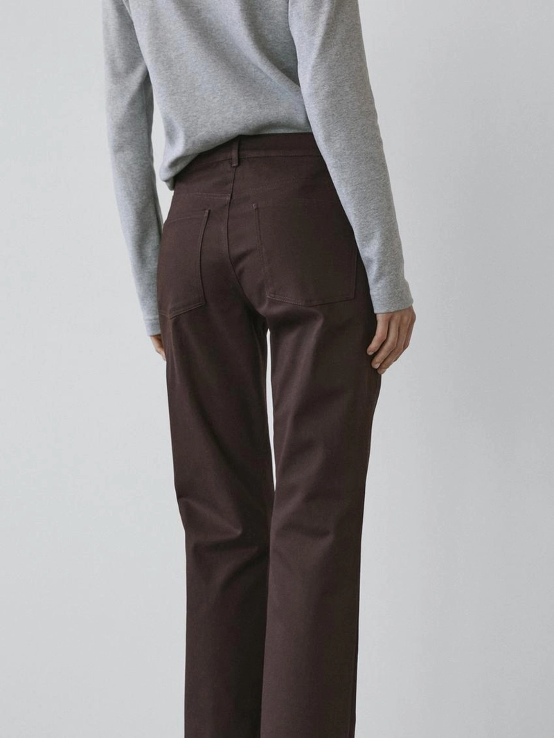 Брюки прямого кроя