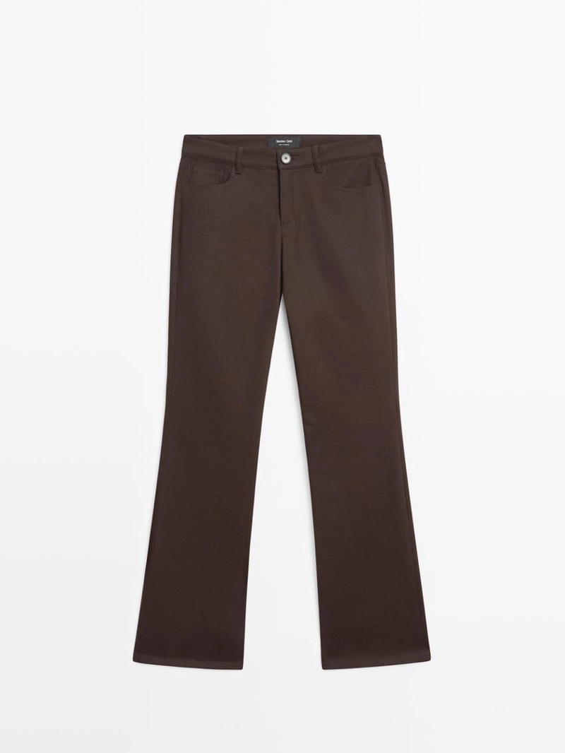 Брюки прямого кроя