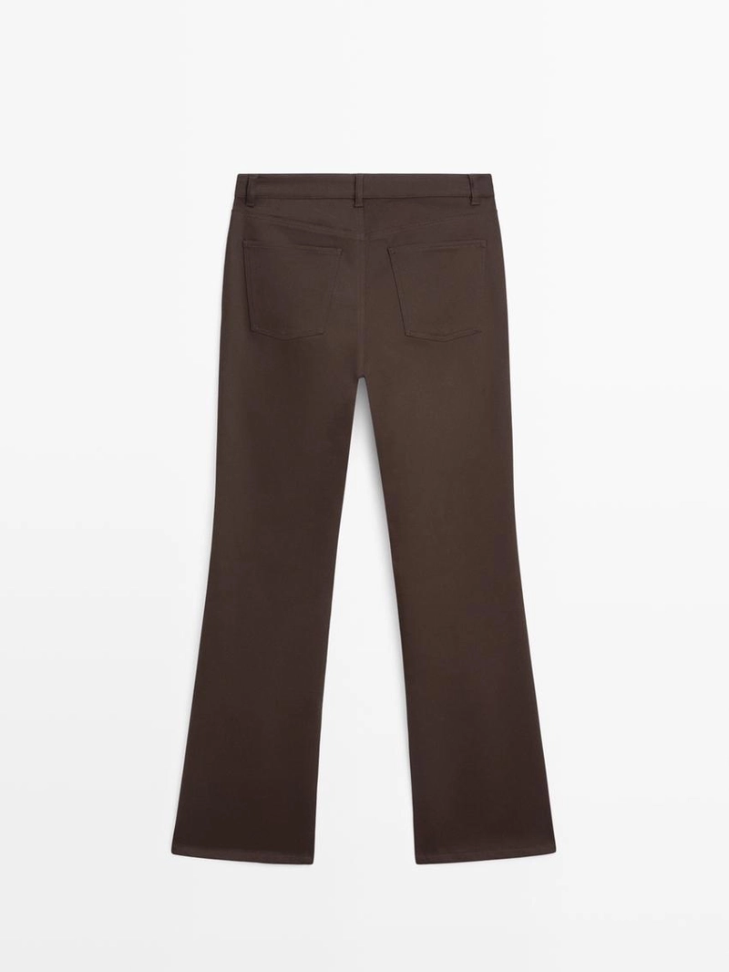 Брюки прямого кроя