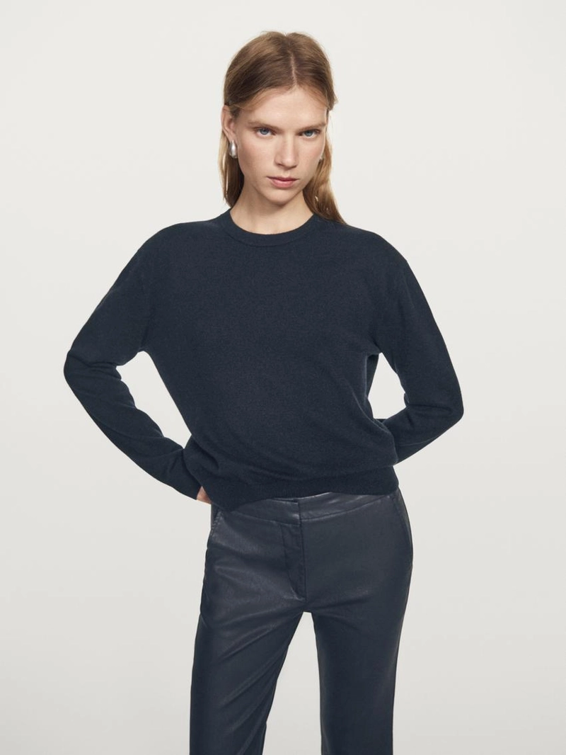 Брюки с зауженными штанинами из вощеного хлопка