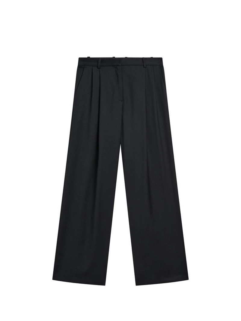 Штаны из 100% шерсти с запахом