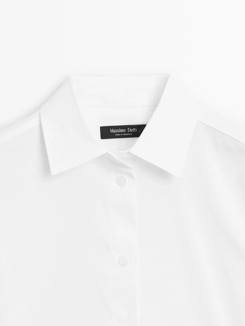 Рубашка из хлопково-синтетической ткани