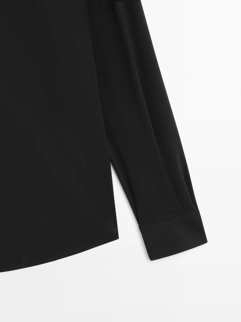 Рубашка slim fit stretch