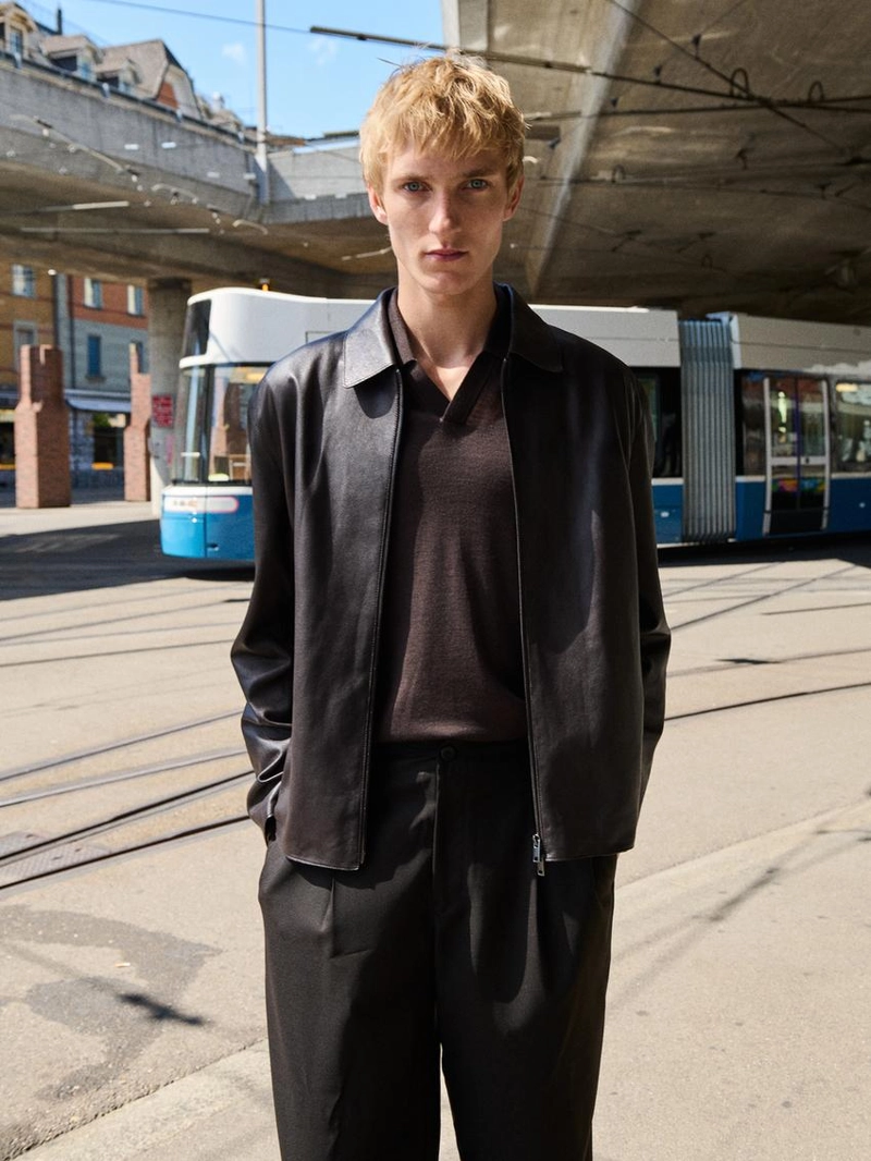 Куртка из овечьей кожи наппа