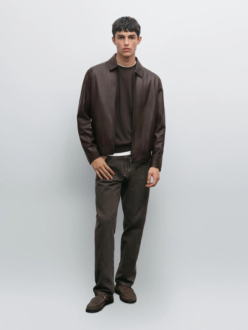 Куртка из овечьей кожи наппа