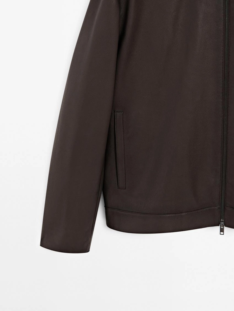 Куртка из овечьей кожи наппа