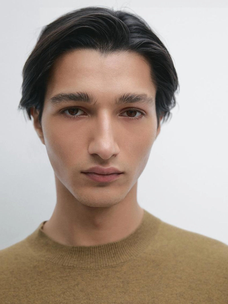 Свитер с круглым вырезом из 100% шерсти