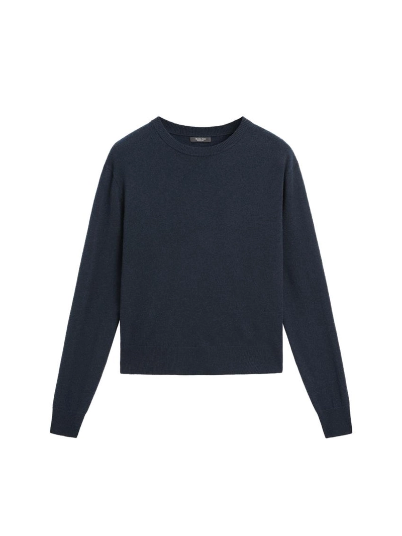 Свитер из шерсти с круглым вырезом