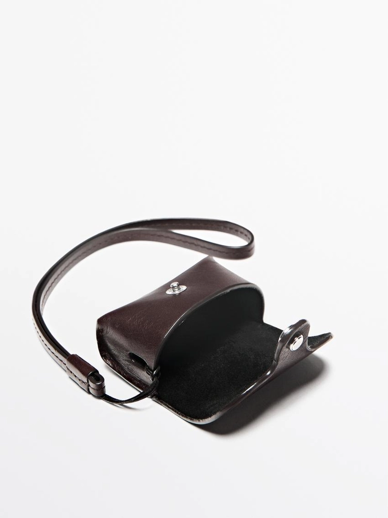 Чехол для airpods из натуральной кожи nappa