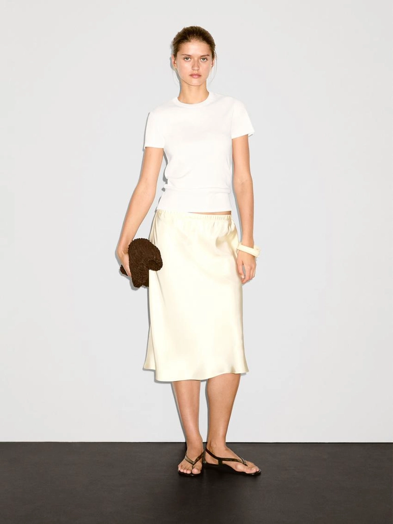 Футболка с коротким рукавом из плотного рубчика