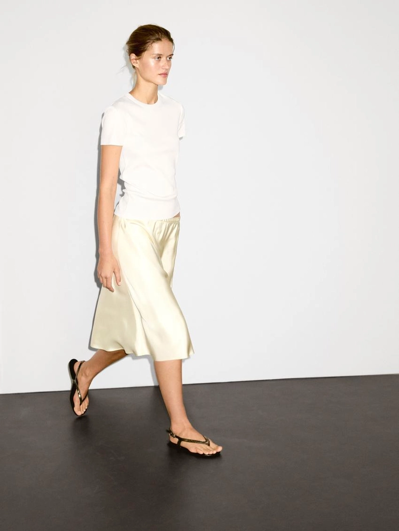 Футболка с коротким рукавом из плотного рубчика