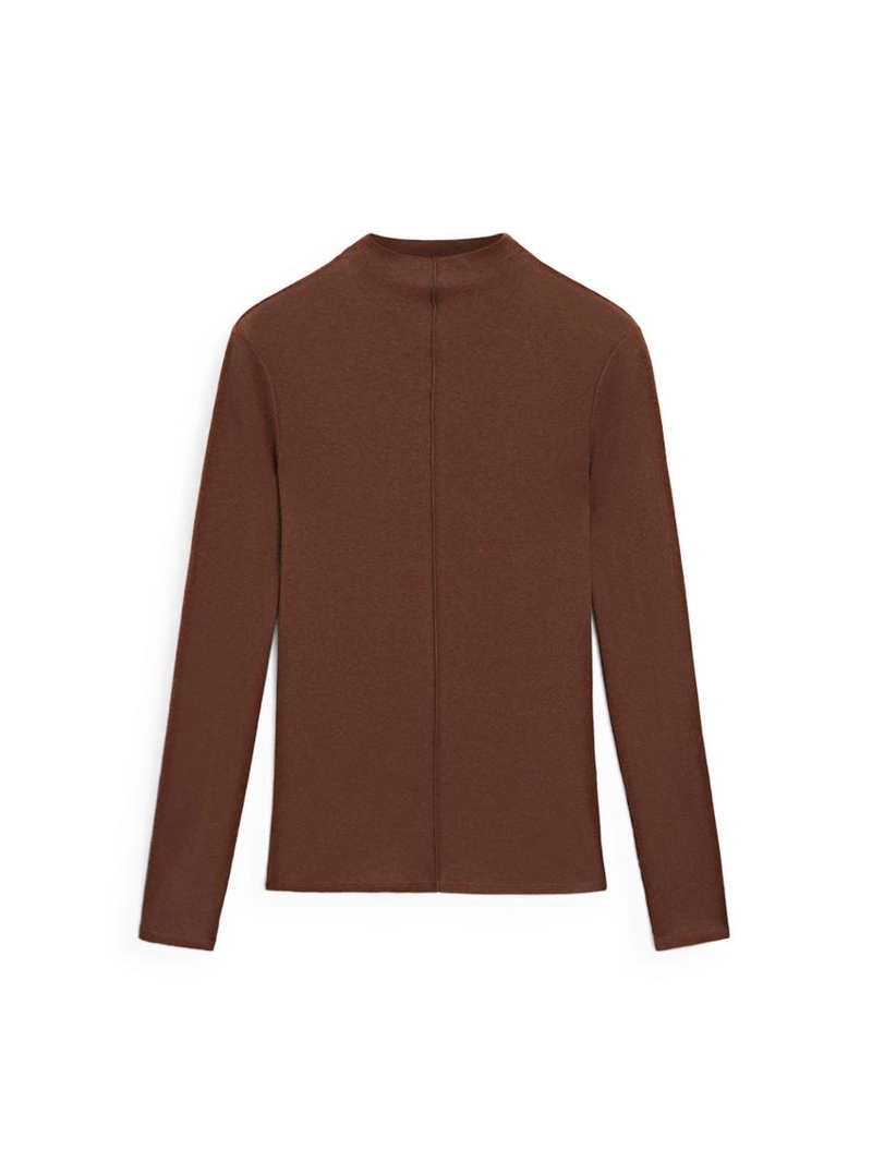 Лонгслив с деталями швов