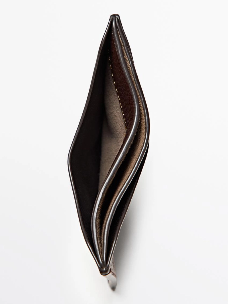 Кредитница из натуральной кожи нубук