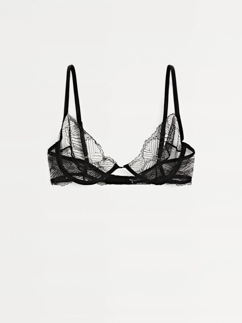 Кружевной бюстгальтер с упором