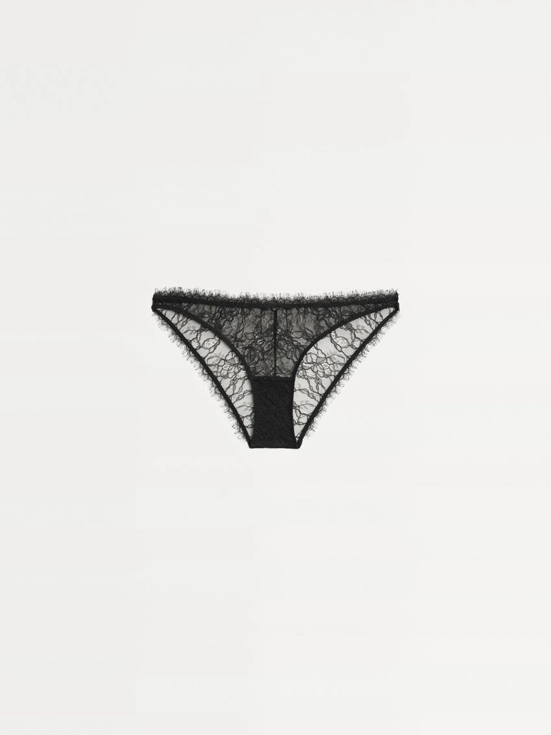 Трусы из кружева с рваными краями