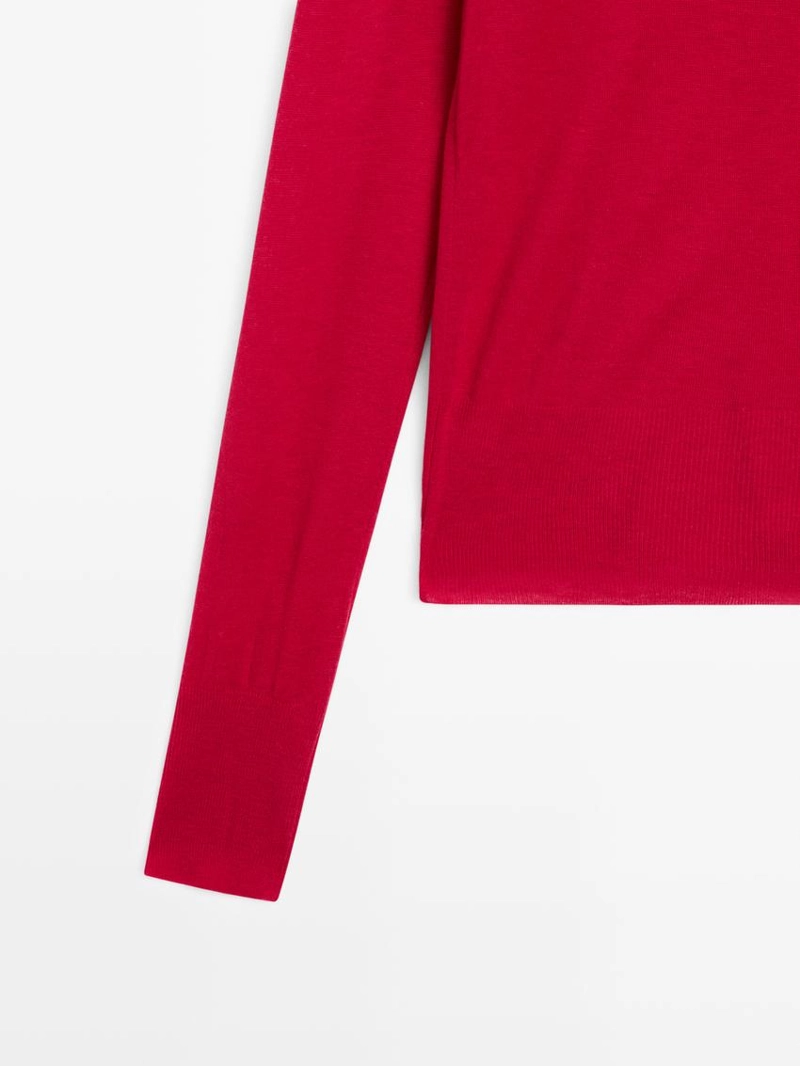 Свитер с высоким воротником perkins из 100% шерсти - studio