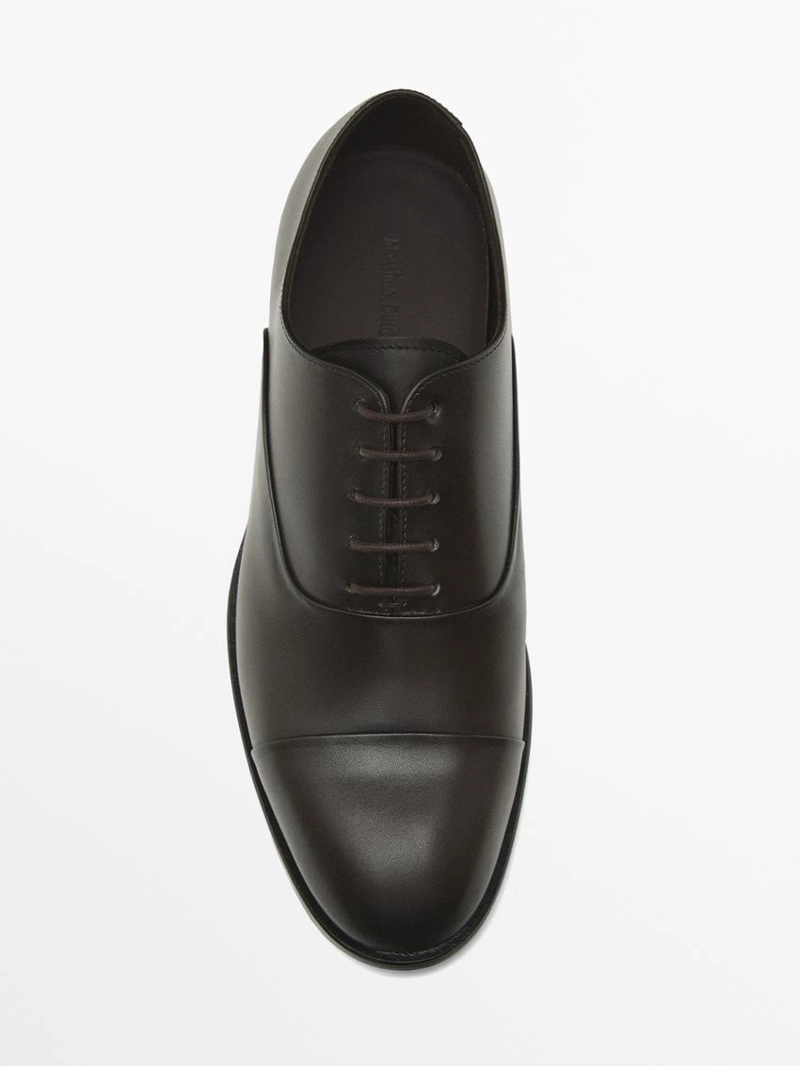 Туфли oxford massimo dutti