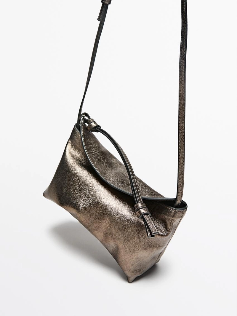 Сумка через плечо из натуральной кожи неппа