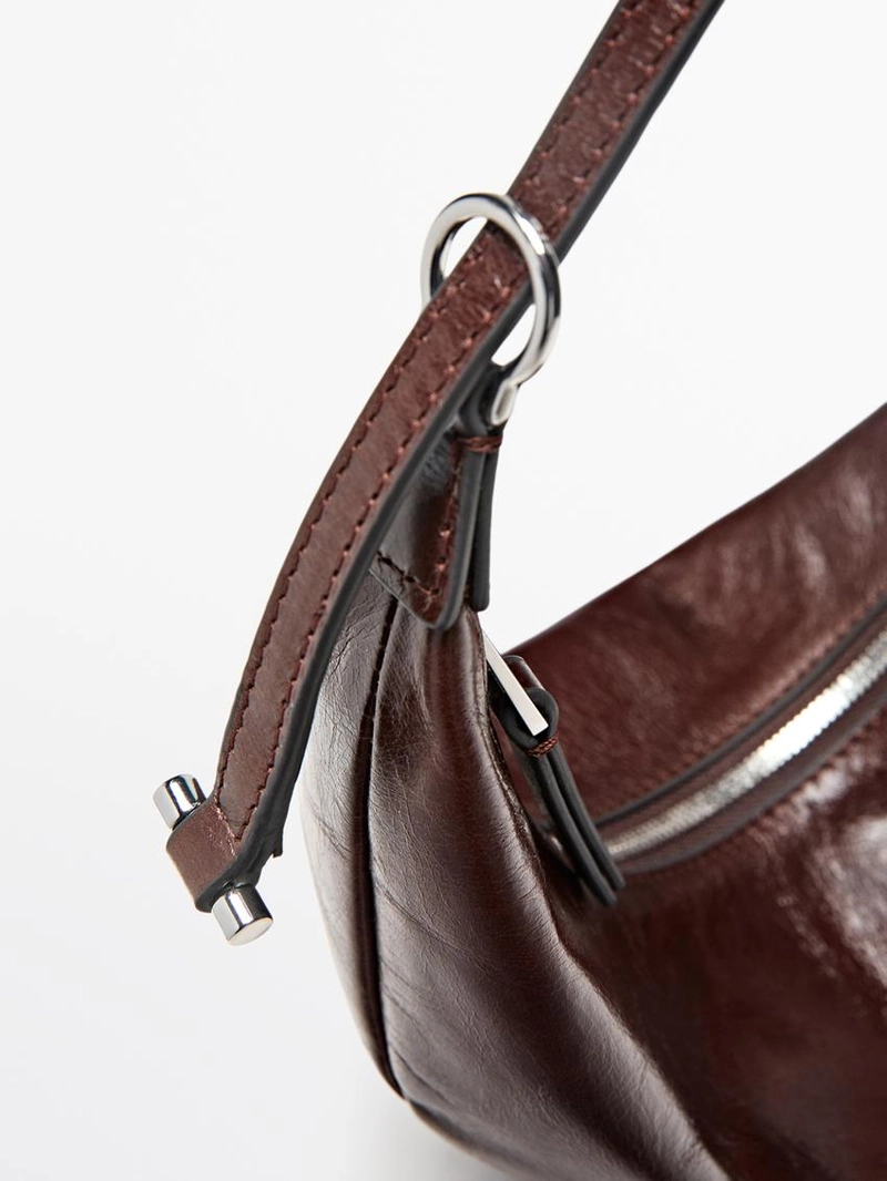 Сумочка мини из натуральной кожи nappa