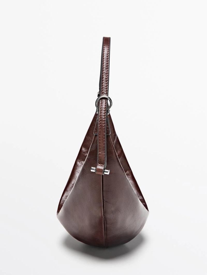 Сумочка мини из натуральной кожи nappa