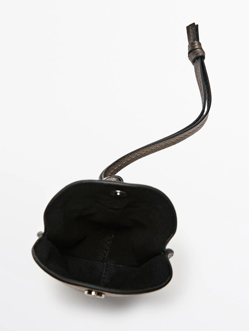 Складной чехол для AirPods из натуральной кожи Nappa