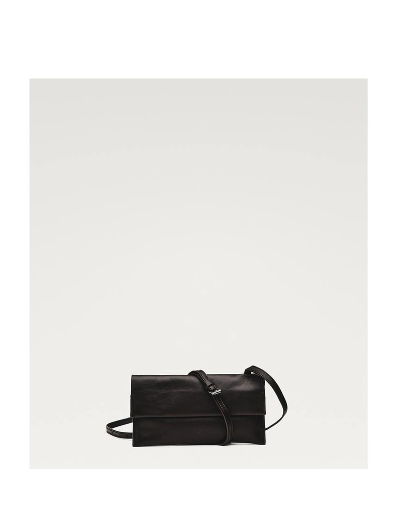 Сумка через плечо мини из натуральной кожи нубук