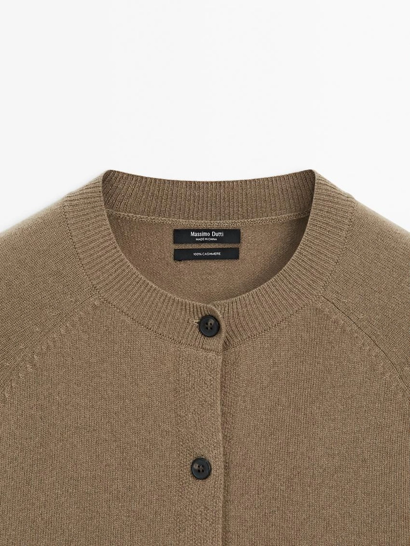 Кардиган из кашемира с длинным рукавом