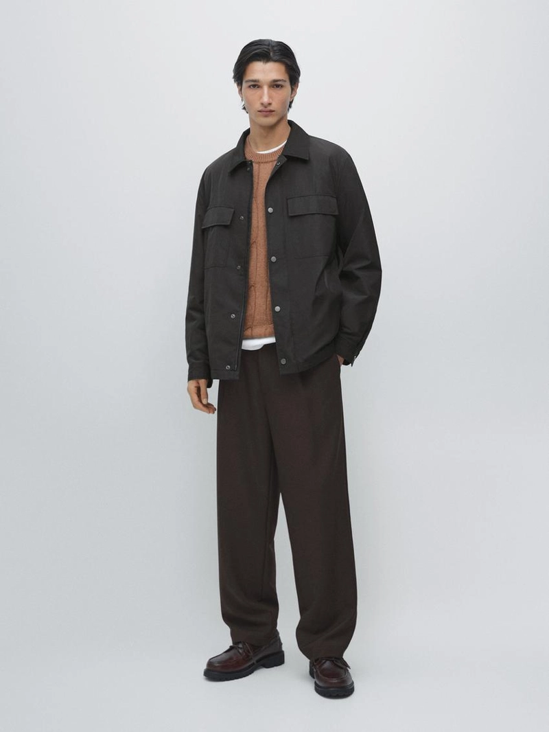 Куртка-рубашка с карманами, водоотталкивающая