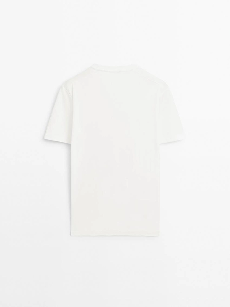 Футболка из 100% мерсеризованного хлопка