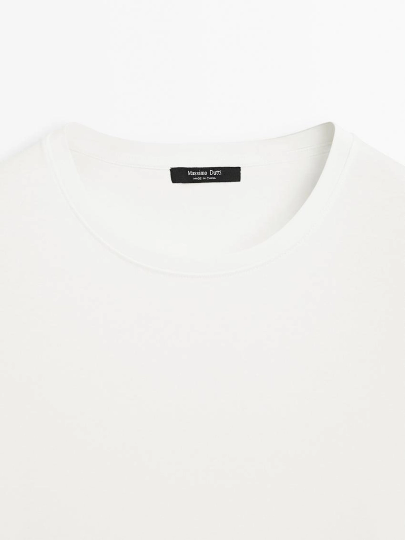 Футболка из 100% мерсеризованного хлопка