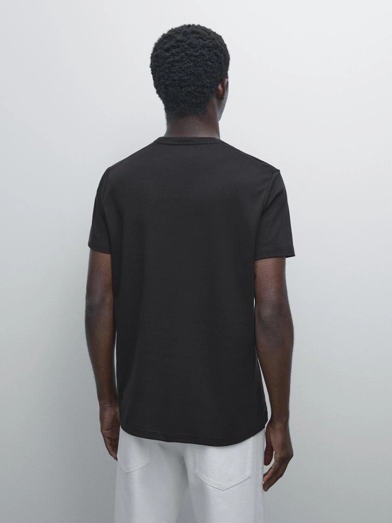 Футболка из 100% мерсеризованного хлопка