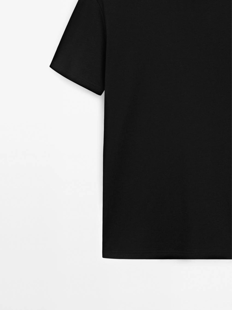 Футболка из 100% мерсеризованного хлопка